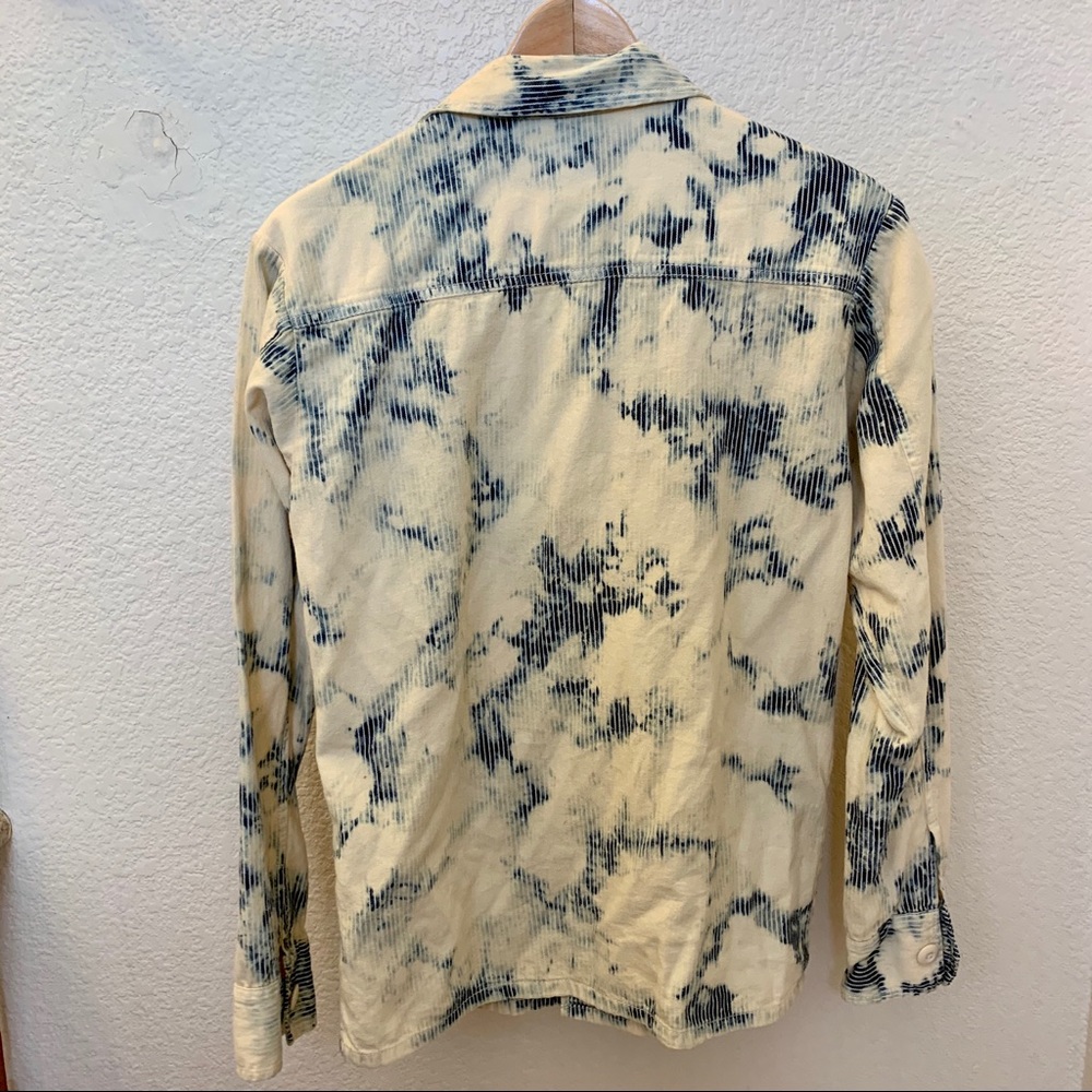 BDG button down shirt flannel tie dye stripe - Picture 3 of 4